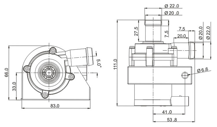 VP50N dimension