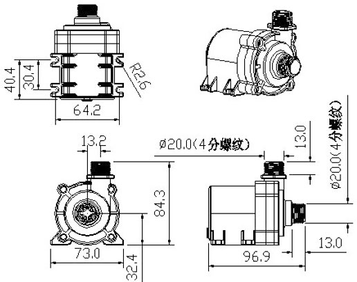 vp50e dimension