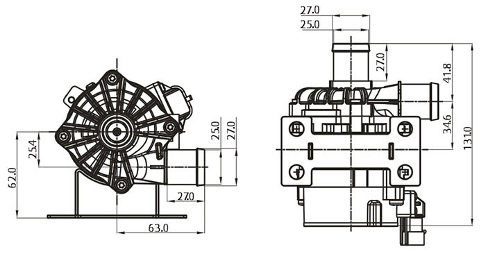 vp80e dimension